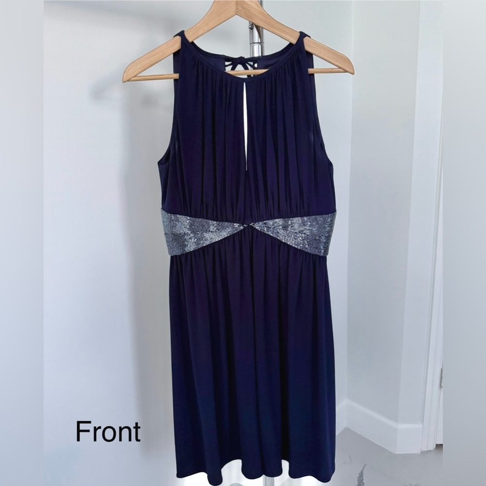 White House Black Market Navy cocktail dress